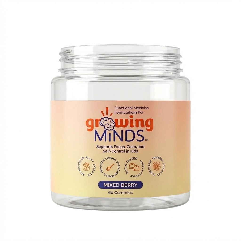 Empty jar with label